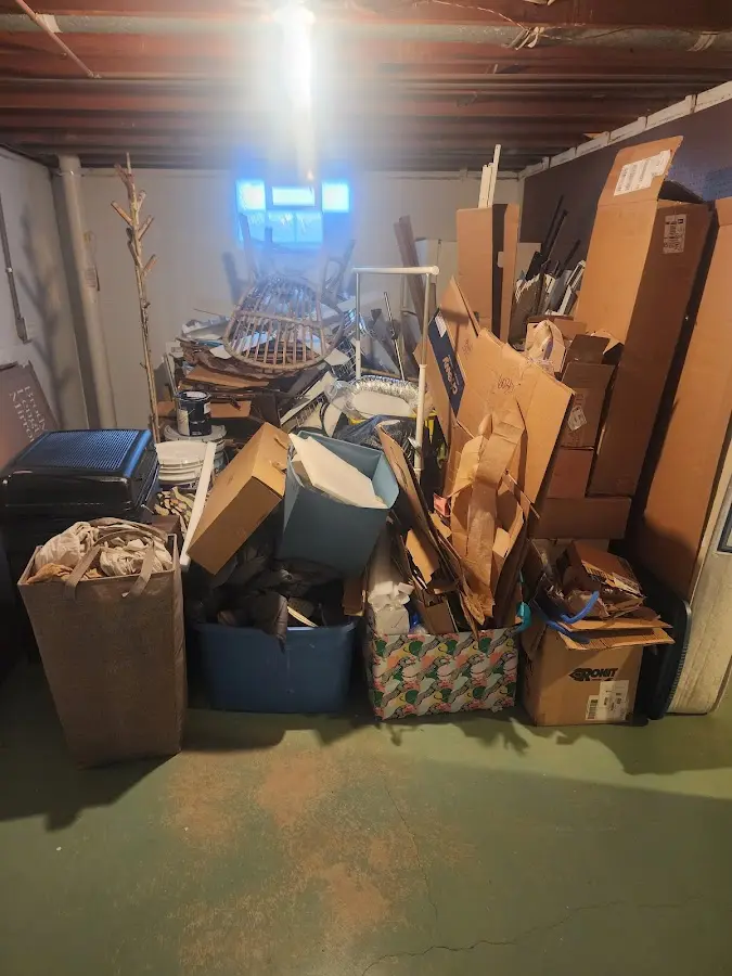 Roll-off dumpster container at job site for Construction Dumpster Rental in Washington